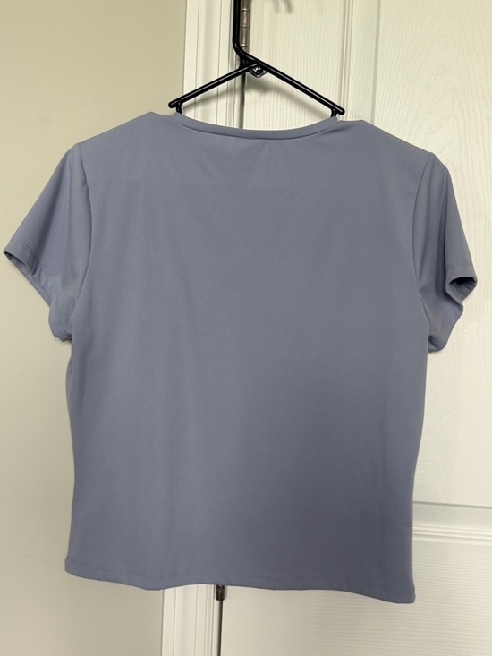 Womens Baby Tee Light Blue Size Medium - Picture 7 of 8